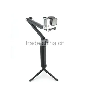 New Sports Camera Mount 3-Way Adjustable Bracket Hand Grip Action Camera Bracket Mount thumbnail-3
