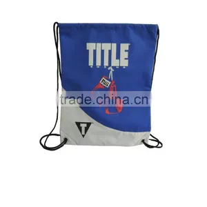 Custom Your Logo Promotional Ripstop Drawstring Backpack thumbnail-5