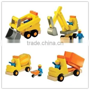 Wooden Toy Excavator,wooden Toy Trucks and Cars thumbnail-1