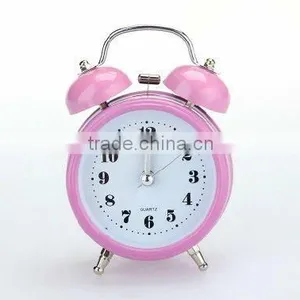 Red Twin Bell Alarm Clock thumbnail-1