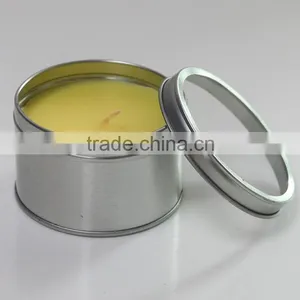 Silvery Travel Tin Candle/scented Candle/tin Candle thumbnail-5