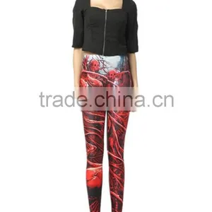 Spandex Sublimation Women Yoga Leggings With Custom Logo thumbnail-4