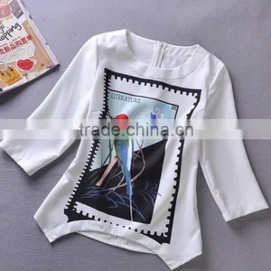 2014 Fashion Stamp Sharped Embroidered Irregular TOP & Skirt (STOCK) thumbnail-4