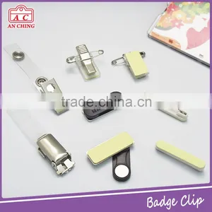 Metal Name Badge Alligator Clip Safety Lapel Pins thumbnail-1
