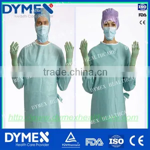 EN 13795 Sterile Disposable Gown Patient Disposable Reinforced Surgical Gown thumbnail-1