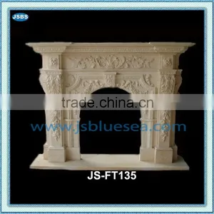 Natural Stone Fireplace Mantel thumbnail-1
