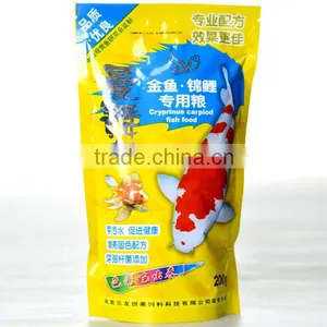 Aluminum Foil Fish Food Packaging Material / Plastic Zipper Lock Bag thumbnail-3