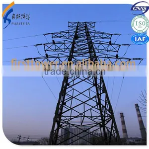 High Quality Steel Power Transmission Line Tube Tower With Iron Structure thumbnail-3