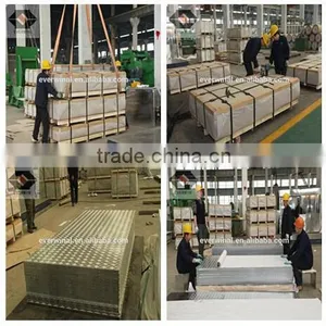 1100 H22 Aluminium Embossed Sheet With Bar Height 1 mm thumbnail-4