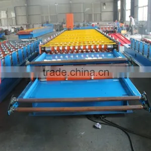 Double Layer Roofing Sheet Cold Roll Forming Machine thumbnail-5