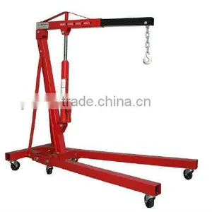 1TON FOLDING HYDRAULIC SHOP CRANE, LIGHT DUTY thumbnail-1