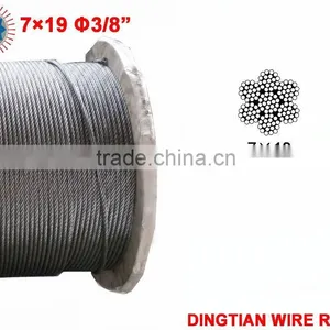 Steel Wire Rope 7x19 for Lifting Machine thumbnail-1