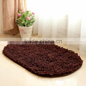 Microfiber Chenille Pink Bathroom Mat Travellers Washable Rugs thumbnail-3