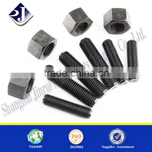 China Supplier Carbon Steel Black Full Thread Stud Bolt thumbnail-1