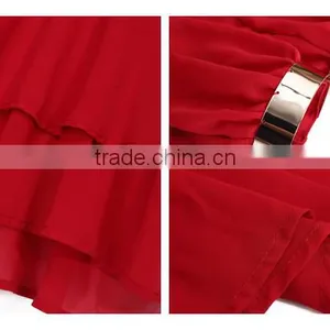 New Designed Crewneck Long Sleeve New Fashion Chiffon Blouse 2016 thumbnail-6