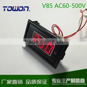 0.56" AC Digital Voltmeter AC60-500V Voltage Measurement Digital Voltage Panel Meter Red Blue Green Digital LED Display thumbnail-5