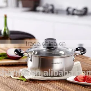LFGB Food Grade Cookware Pan Stainless Steel European Sauce Pot thumbnail-4