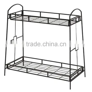 Plant Stand With Contemporary Tray Design and 2-Tier, Black thumbnail-1