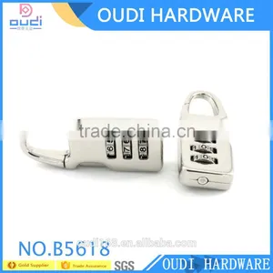 Common Design Safety Coded Lock Use IN Case Metal Combination Lock For Bag thumbnail-3