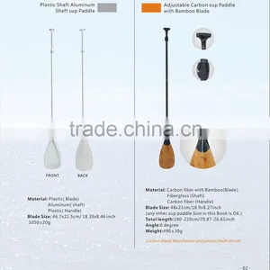 New Paddle for Stand Up Made by Wood and Carbon Fiber Handmade for Paddling SUP thumbnail-2