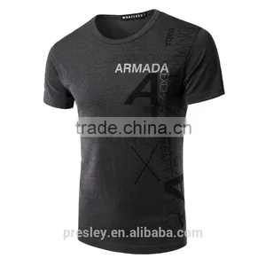 Presley OEM T Shirt For Men With Custom Logo Printing Made in China thumbnail-3