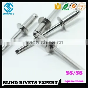 DIN 7337 FULL STAINLESS STEEL POP RIVETS thumbnail-2