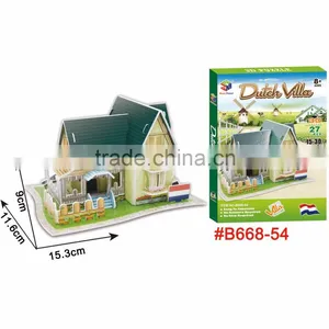Holland Flower Shop 3D Jigsaw Puzzle Perfect Educational Kid Toy thumbnail-3