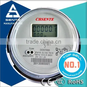 DDS196 Type Single Phase Electronic Active Watt Hour Digital Power Meter Socket thumbnail-5