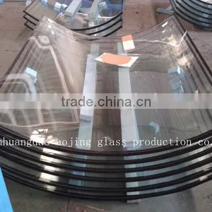 Energy Efficient Curved Tempered Glass Bent Low-e Insulated Glass ,manufacturer , Qinhuangdao thumbnail-1