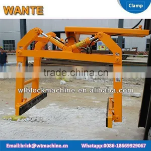 WANTE MACHINERY Double-armed Block Clamp/Forklift Concrete Block Clamps for Forklift thumbnail-4