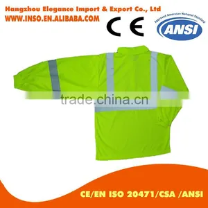 hi Vis Orange Shirt Wholesale Reflective Tape/safety t Shirts Class 2 High Quality thumbnail-2