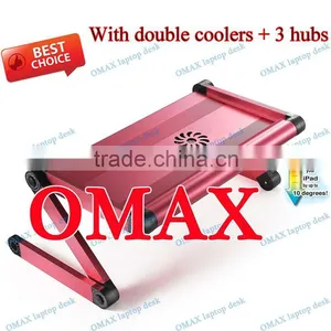Multifunction Bed Laptop Desk With USB Fan OMAX A7 thumbnail-4