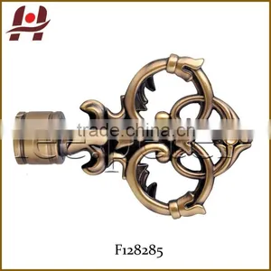 F128285 Window Metal Iron Aluminium Zinc Stainless Steel Finials Curtain Rods thumbnail-1