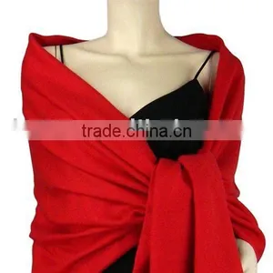 100% Viscose Plain Pashmina Scarf thumbnail-1