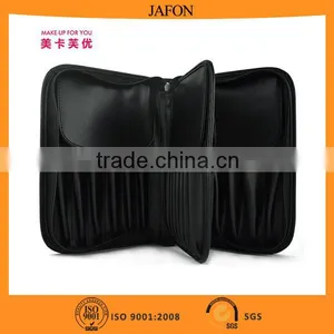 Best Quality Black PU 29 Holes Cosmetic Bag With Zipper Quality Choice thumbnail-1