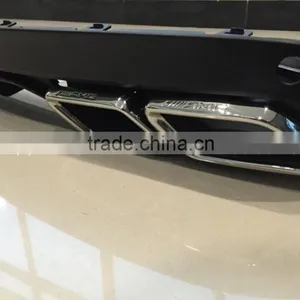 Hot Sale!! C63 W205 Rear Diffuser With Exhaust Tail Pipe (FOR EXCLUSIVE) thumbnail-2