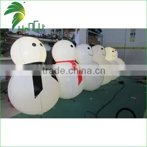 Standing Human Size Snowman Balloon / Christmas Decorating LED Inflatable Light thumbnail-1