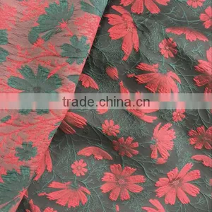 2016 Fancy Women Dress Textile Polyester Dobby Weave Stocklot Fabric thumbnail-3