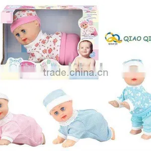 10 Inch Lovely B/O Crawling and Laugh Baby Doll thumbnail-1