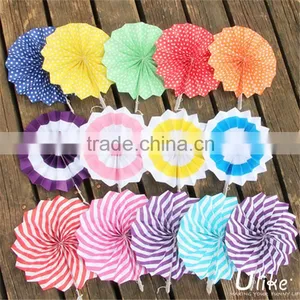 Popular Tissue Paper Fans Ceiling Decoration For Parties Party Decoration For Kids thumbnail-2