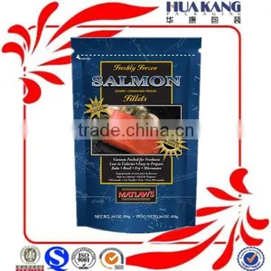 2014 Hot Sale 16oz Stand up Freshly Frozen Salmon Fish Bags thumbnail-1