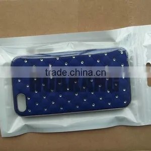 Front Clear Mobile Phone Packaging Sachet With Eurohole thumbnail-1