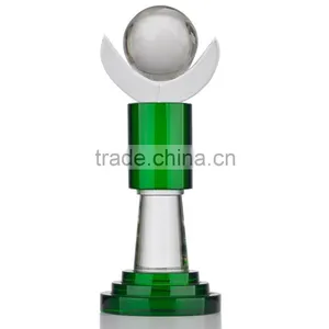Factory Oem Award With Custom Size Logo Laser Engraving China Crystal Global Trophy thumbnail-2