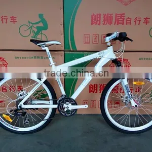 26 Inch 21 Speeds Aluminum Double Disc Line Brake Mountain Bikes thumbnail-1