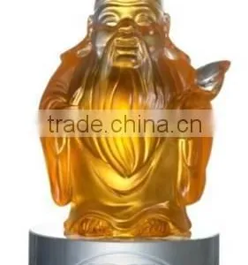 Factory Wholesale Crystal/Jade Transparent Buddha Statue---Good for Fortune thumbnail-1