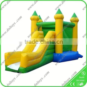 Children Bouncer Green Inflatable Cheap Bouncing House thumbnail-1