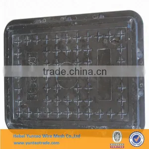 Light Square Sewer Drain Cover/ EN124 A15 Sealed Manhole Cover/grp Sealing Well Lid thumbnail-1
