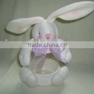 Rabbit Plastic Jar for Candy thumbnail-1
