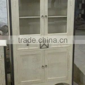 Wooden Glass Cabinet thumbnail-1
