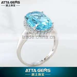 Fashion Style Designs Large Oval Gemstone Ring thumbnail-1